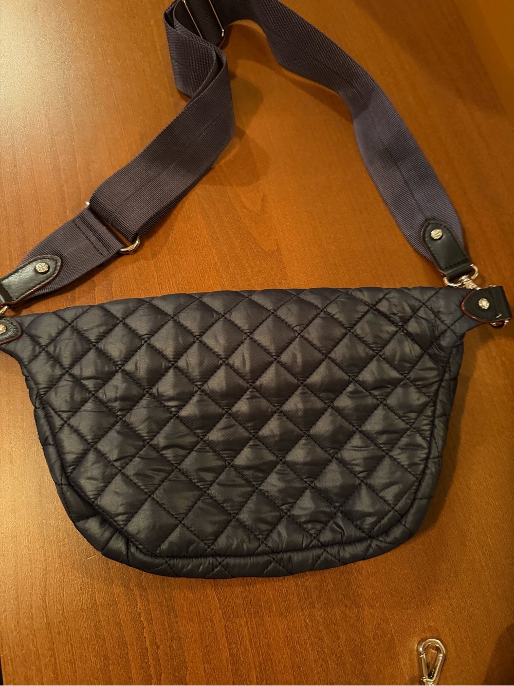 MZ WALLACE Navy Small Crosby Sling - Picture 3 of 5